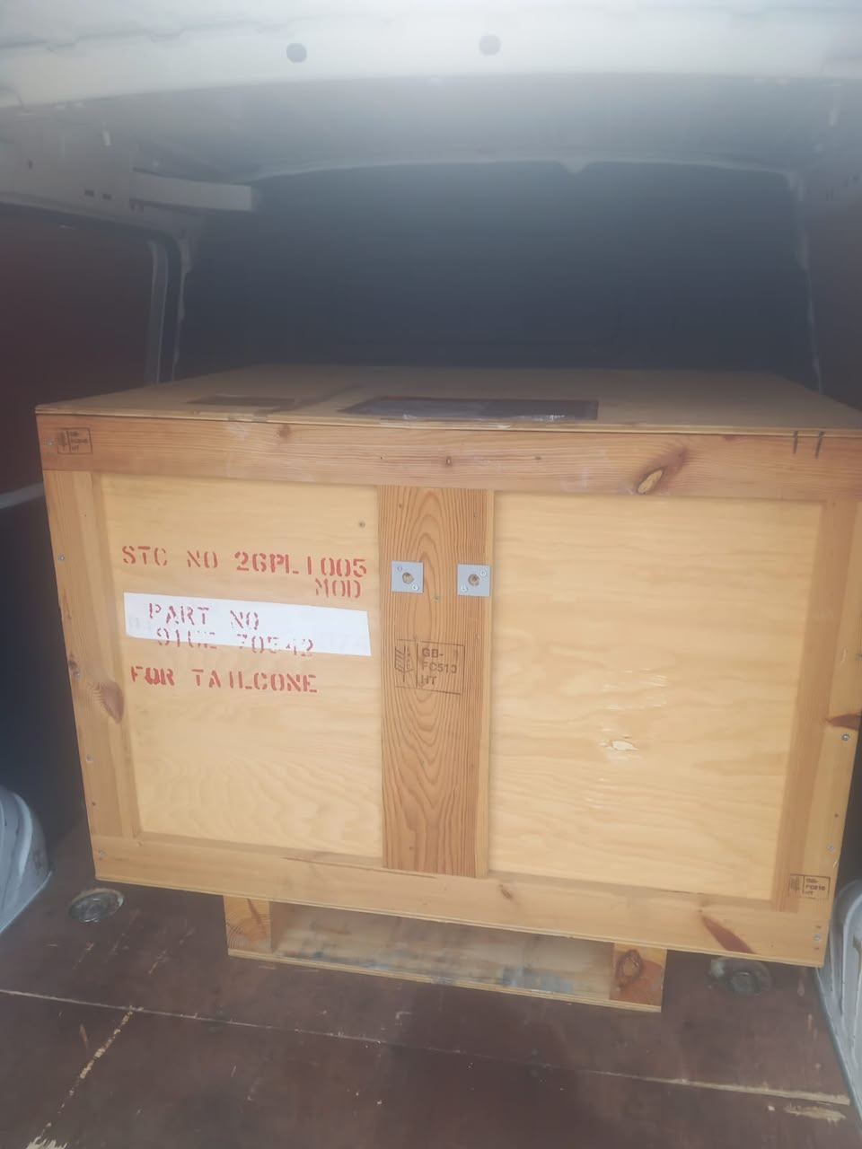 Medical and laboratory shipment boxes labelled UN3373